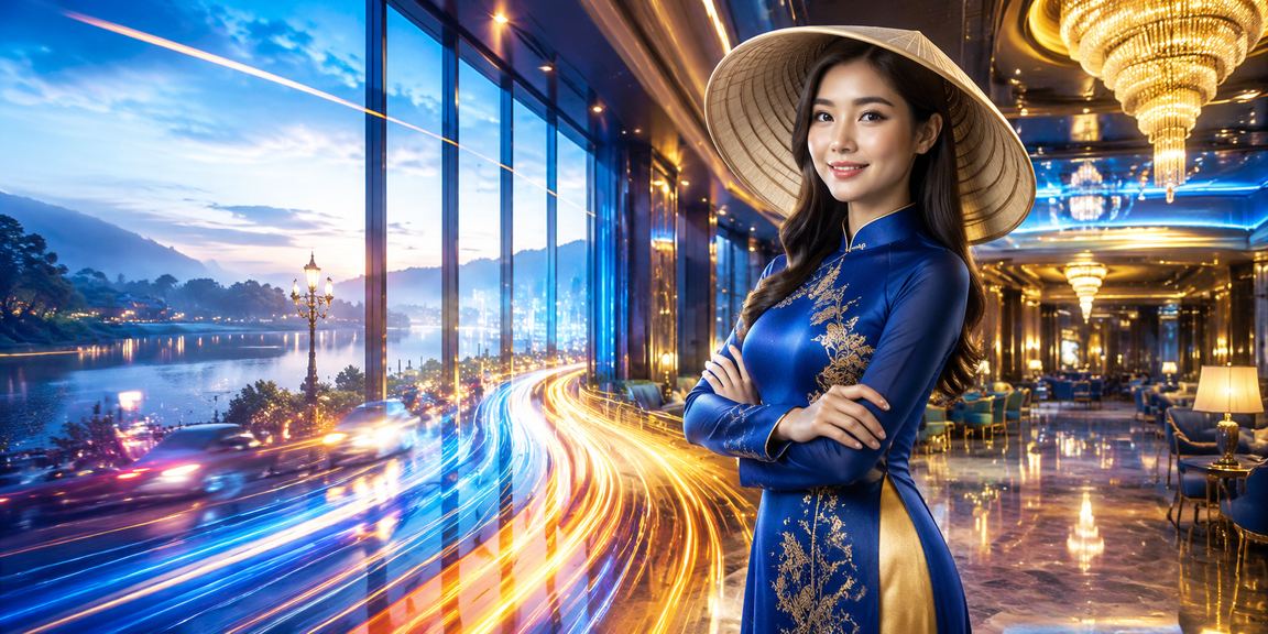 Cô gái đội nón lá tham gia cá cược tại Đà Lạt với không khí lãng mạn